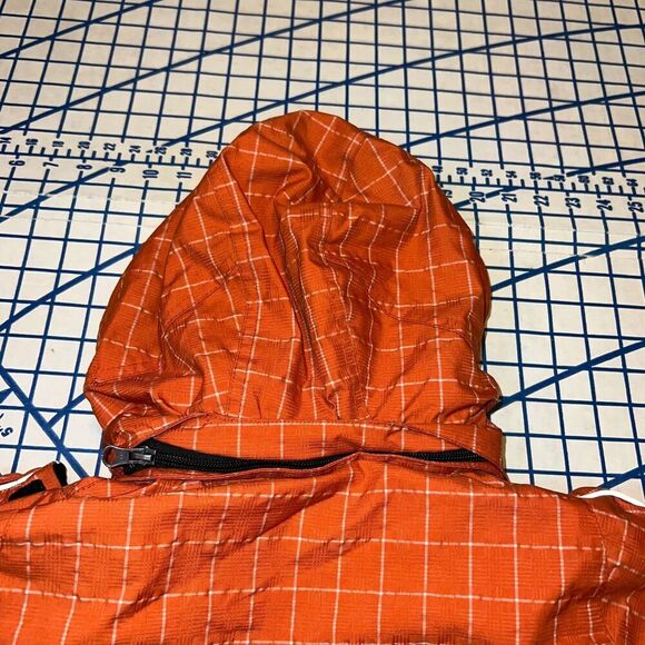 Killtec Winter Ski Jacket Orange/Wite Plaid Full Zip Kids Size 12 Outerwear - Picture 10 of 12